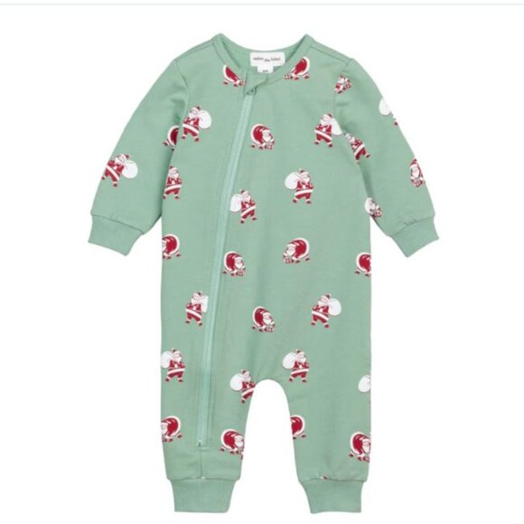 Miles the Label Sleighing It Print Santa Full Zip Coverall - Picture 3 of 9